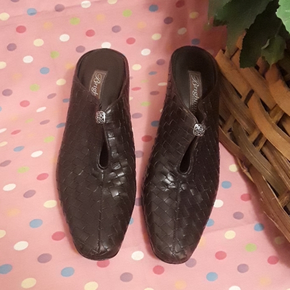 HP ×2 🎉PRICE  DROP BEAUTIFUL BRIGHTON TYNAN MULES - Picture 8 of 8